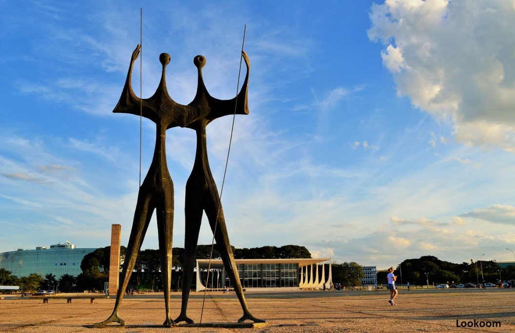 La Place des Trois pouvoirs, Brasilia