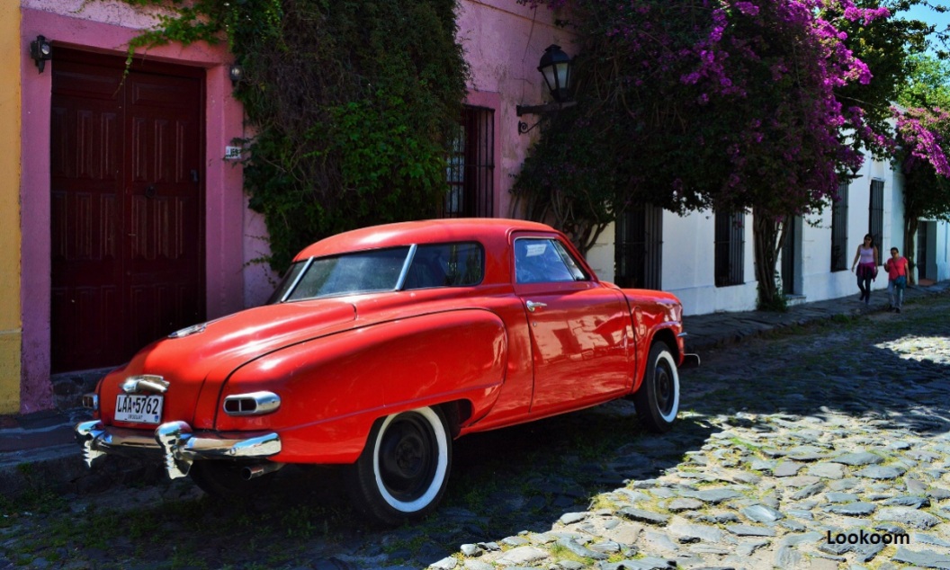 Vieille voiture, Colonia, Uruguay