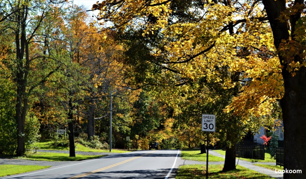 L'automne dans le Berkshire, Massachusetts, Etats-Unis